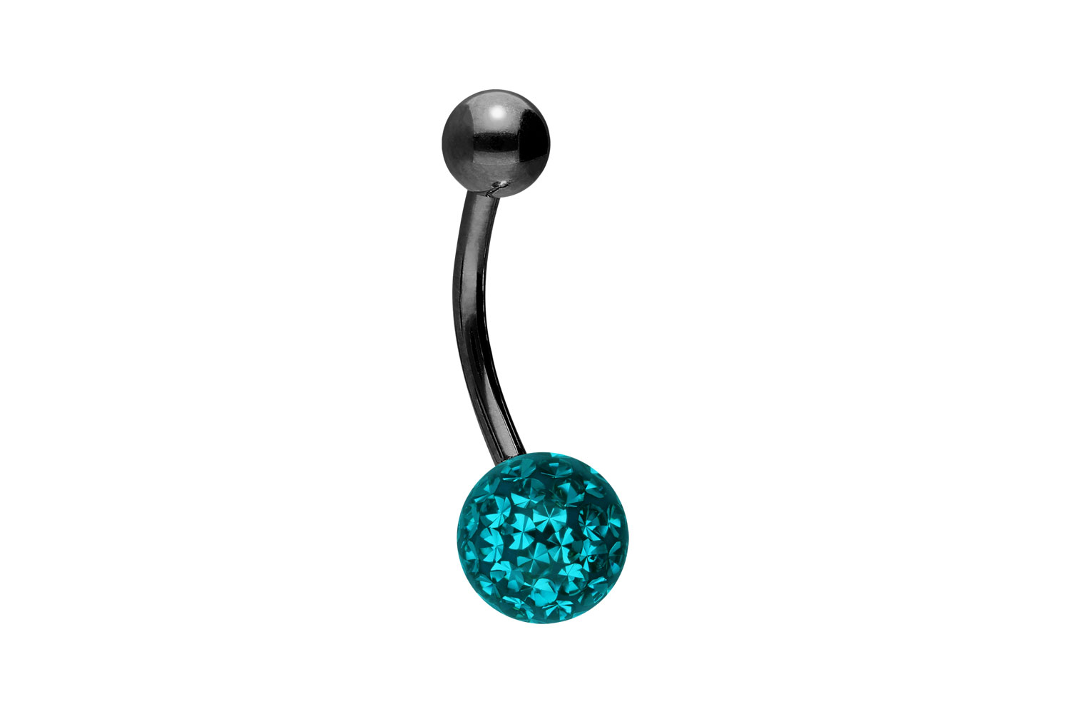 Titan Bananabell Piercing EPOXY- + TITAN-KUGEL